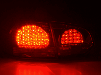 VW Golf 6 MK6 GTI Red LED Tail Lights (2008-2014) - AudiGear.com - Tail Lights
