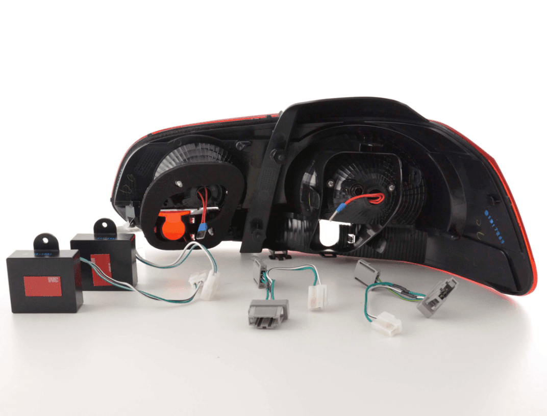 VW Golf 6 MK6 GTI Red LED Tail Lights (2008-2014) - AudiGear.com - Tail Lights