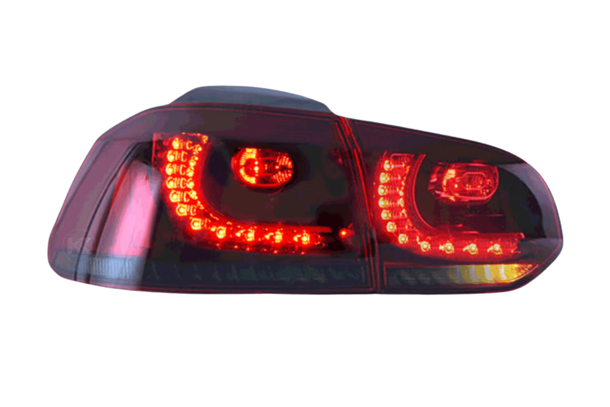 VW Golf 6th Gen Mk6 Hatchback LED Tail Lights (2008 - 2014)