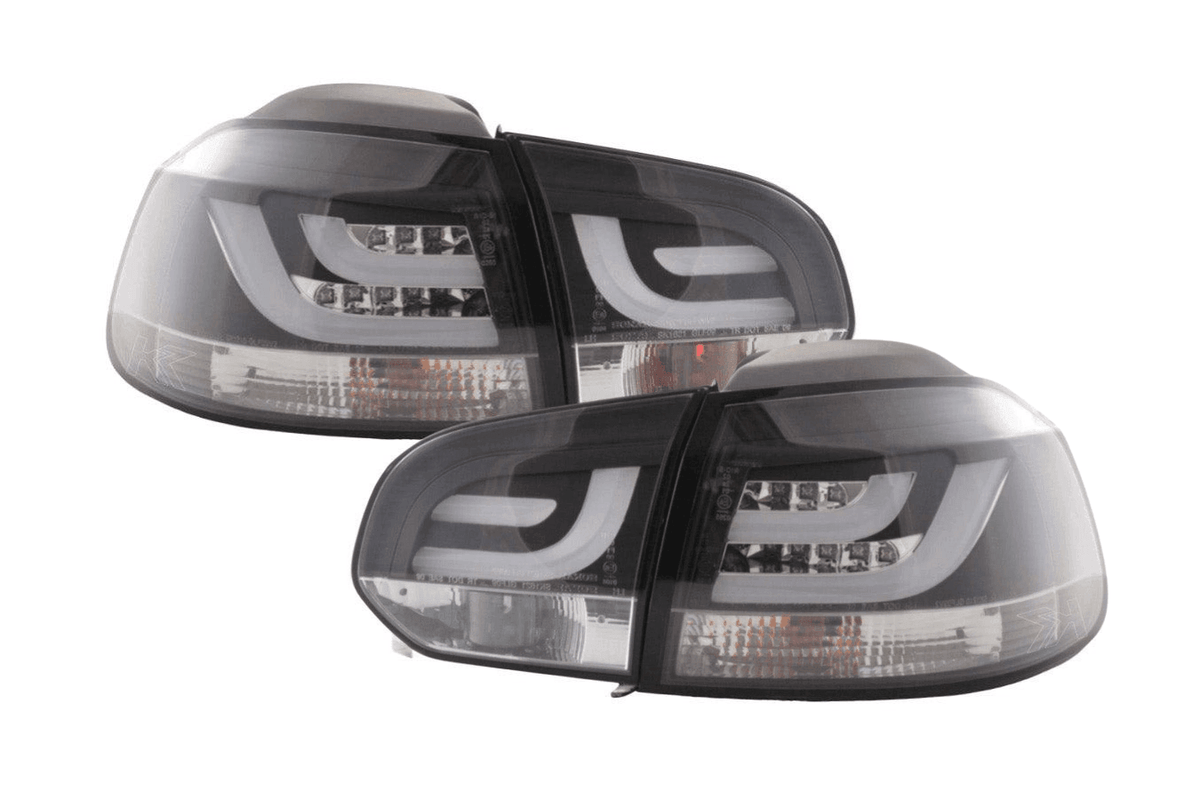 VW Golf Mk6 GTI LED Bar Black Tail Lights V1 (2008-2014)
