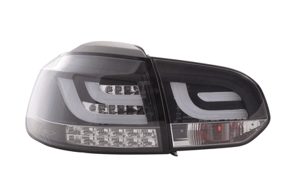 VW Golf Mk6 GTI LED Bar Black Tail Lights V1 LED Indicators (2008-2014)