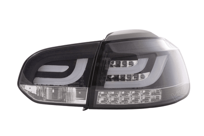 VW Golf Mk6 GTI LED Bar Black Tail Lights V1 LED Indicators (2008-2014)