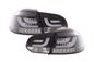 VW Golf Mk6 GTI LED Bar Black Tail Lights V1 LED Indicators (2008-2014)