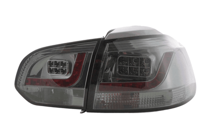 VW Golf Mk6 GTI LED Clear Smoked Tail Lights V2 (2008-2014)