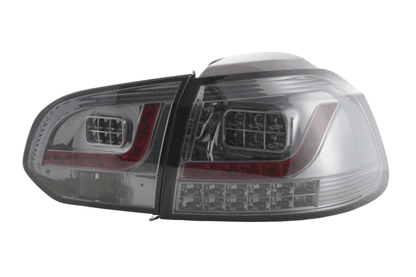 VW Golf Mk6 GTI LED Clear Smoked Tail Lights V2 LED Indicators (2008-2014)