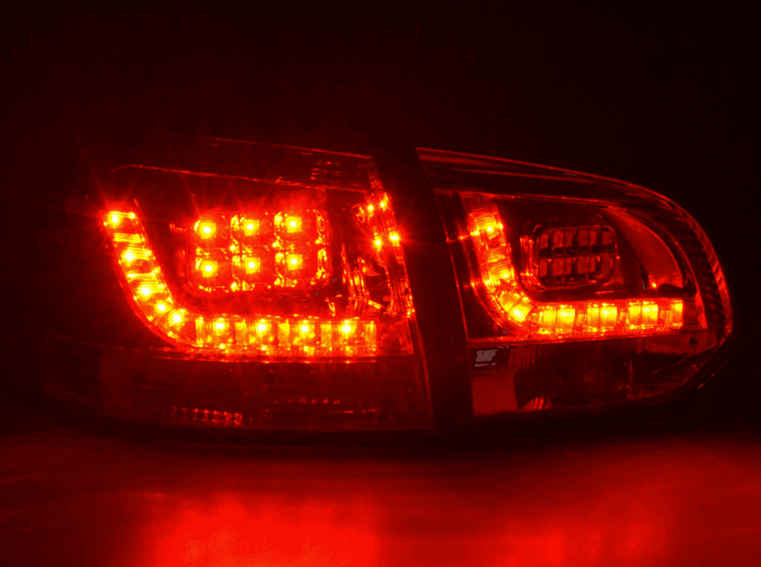 VW Golf Mk6 GTI LED Clear Tail Lights V2 (2008-2014) - AudiGear.com - Tail Lights