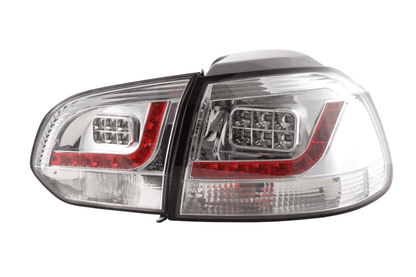 VW Golf Mk6 GTI LED Clear Tail Lights V2 (2008-2014) - AudiGear.com - Tail Lights
