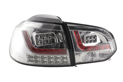 VW Golf Mk6 GTI LED Clear Tail Lights V2 LED Indicators (2008-2014)