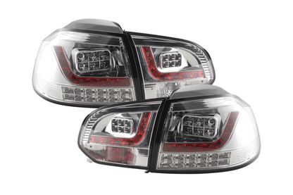VW Golf Mk6 GTI LED Clear Tail Lights V2 LED Indicators (2008-2014)