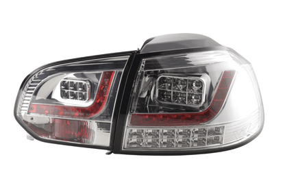 VW Golf Mk6 GTI LED Clear Tail Lights V2 LED Indicators (2008-2014)