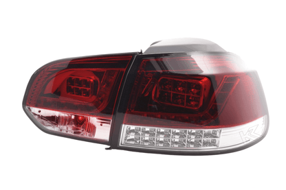 VW Golf Mk6 GTI LED Red Tail Lights V2 LED Indicators (2008-2014)