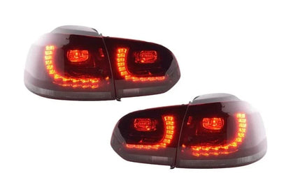 VW Golf Mk6 GTI Red/Smoked - R Look - Upgrade Tail Lights (2008-2014)