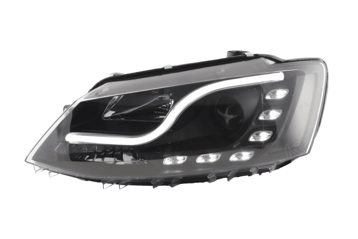 VW Jetta 6 Black JDM Style Headlights (2011-2018)