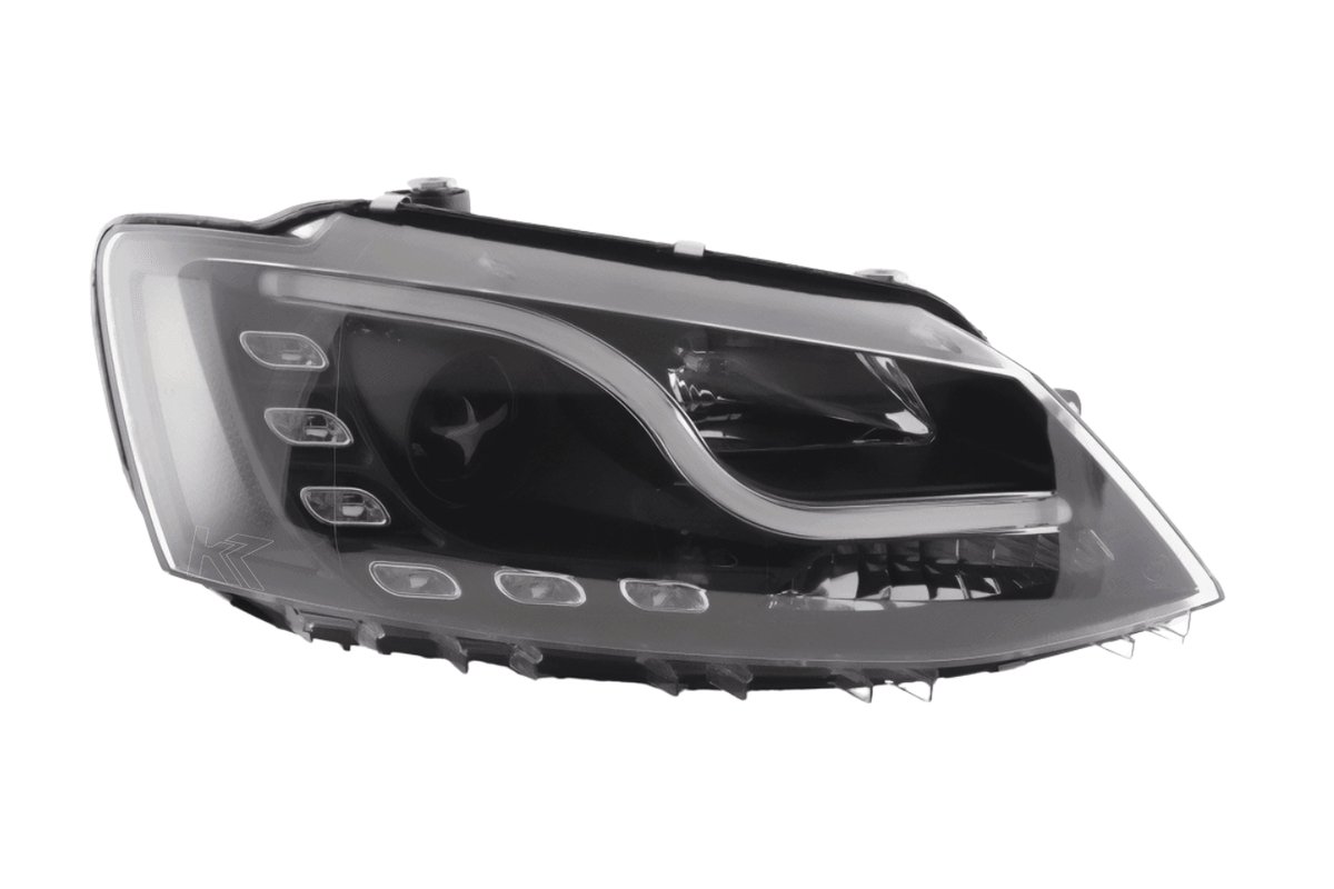 VW Jetta 6 Black JDM Style Headlights (2011-2018)