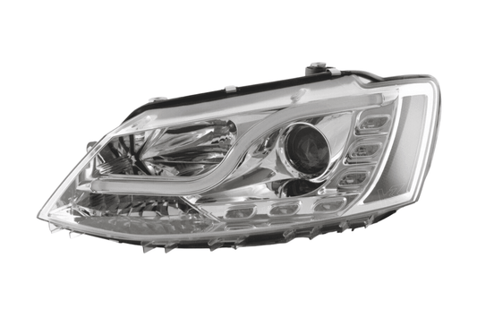 VW Jetta 6 Chrome JDM Style Headlights (2011-2018) - AudiGear.com - Headlights