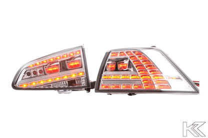 VW MK7 Golf GTI Chrome/Clear LED Tail Lights (2012 - 2017)