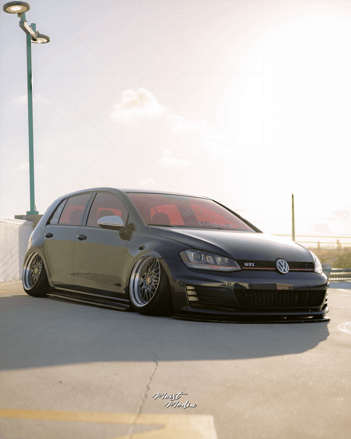 VW MK7 Golf GTI Chrome/Clear LED Tail Lights (2012 - 2017)