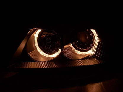 VW Passat B5 3BG Black Angel Eyes Headlights (2000-2005)