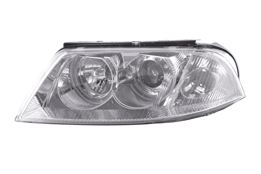 VW Passat B5 3BG Chrome Angel Eyes Headlights (2000-2005) - AudiGear.com - Headlights