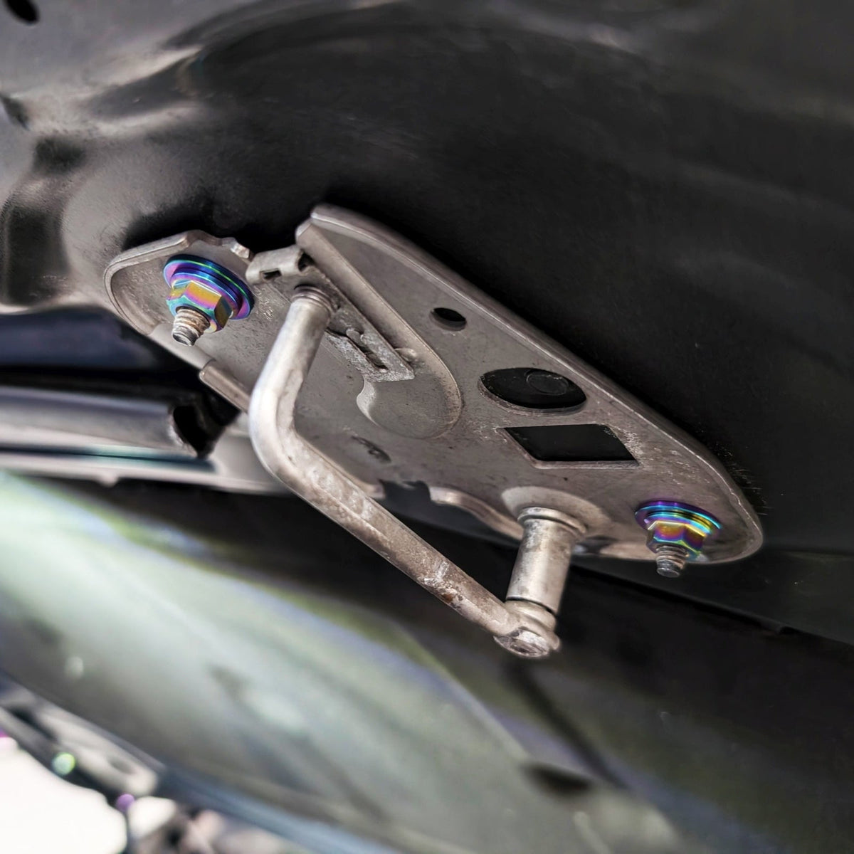 ZSPEC Hood Catches & Latches Titanium Hardware for the '22+ VW MK8 Golf GTi